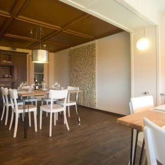 Salone del ristorante del Berghotel Sterna