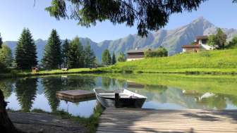 Il lago Patrutgsee a Oberurmein Il lago Patrutgsee a Oberurmein