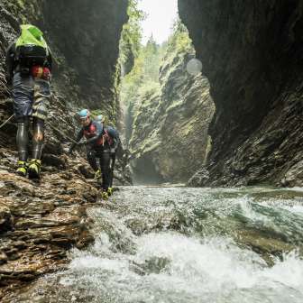 Canyoning nella Gola della Viamala