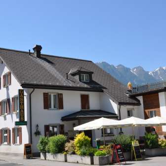 Area esterna della Gasthaus Waldheim