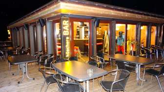 Il Bar Hüschera a Splügen