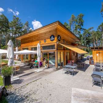 Il ristorante Viamala del TCS Camping Thusis Viamala