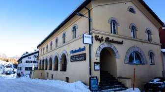 L'antica dogana di Splügen in estate