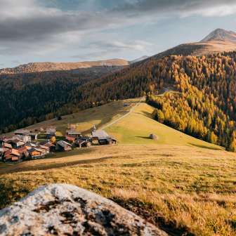 Obermutten in autunno