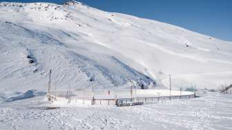 La pista di ghiaccio naturale di Avers-Juppa