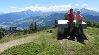 Punto di vista della stazione a monte della seggiovia Feldis-Mutta