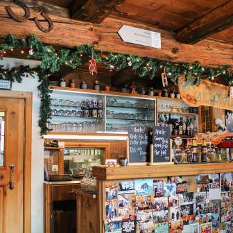 Il bar della Gasthaus Walserstuba