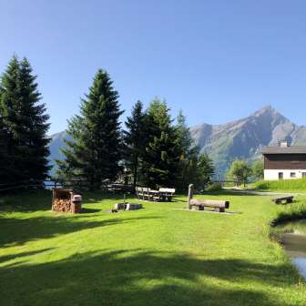 Area barbecue sul lago Patrutgsee a Oberurmein