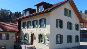 Il ristorante Bergmühle a Masein