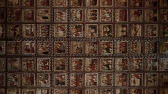 Chiesa di Zillis – Soffitto della chiesa