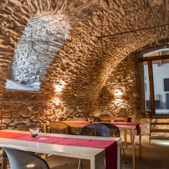 Pareti storiche nell'area d'ingresso