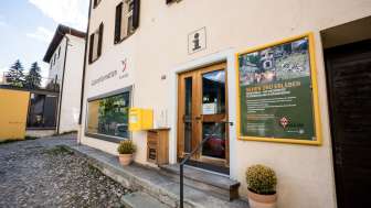 Il centro informazioni per gli ospiti di Viamala Turismo a Splügen Il centro informazioni per gli ospiti di Viamala Turismo a Splügen