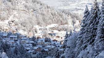 Ospedale di Thusis in estate